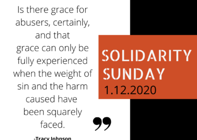 Solidarity Sunday: Tracy’s Story